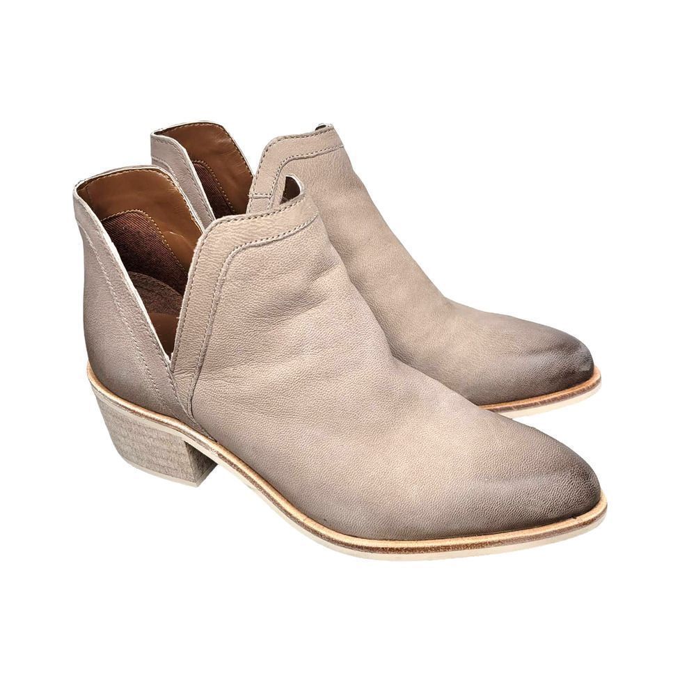 Crevo Collins Hand Burnished Genuine Leather Boot Taupe US 6.5 - Picture 8 of 14